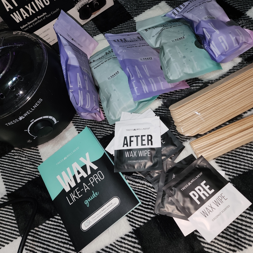 Tress Wellness Waxing Kit with Beads and Wipes